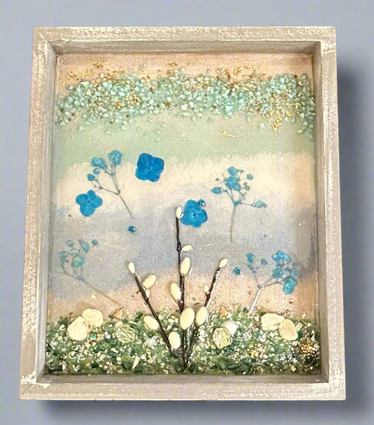 Tranquil Blue Blooms